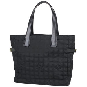 Chanel New Travel Line Tote GM Shoulder Bag Black
